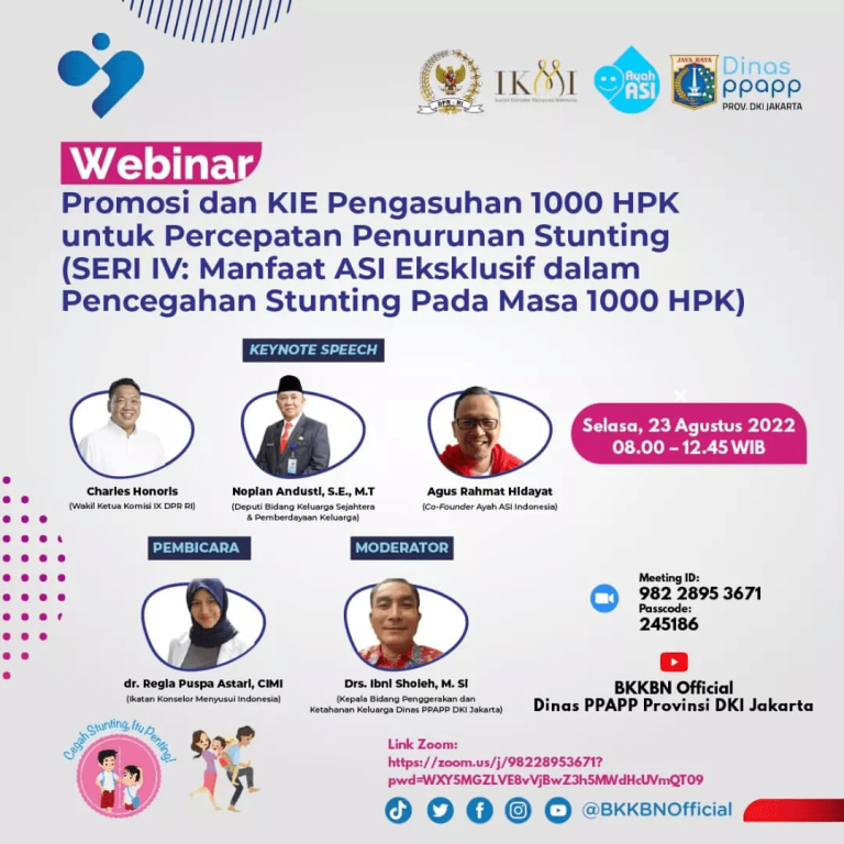Seri 4: Manfaat ASI Eksklusif dalam Pencegahan Stunting Pada Masa 1000 HPK
