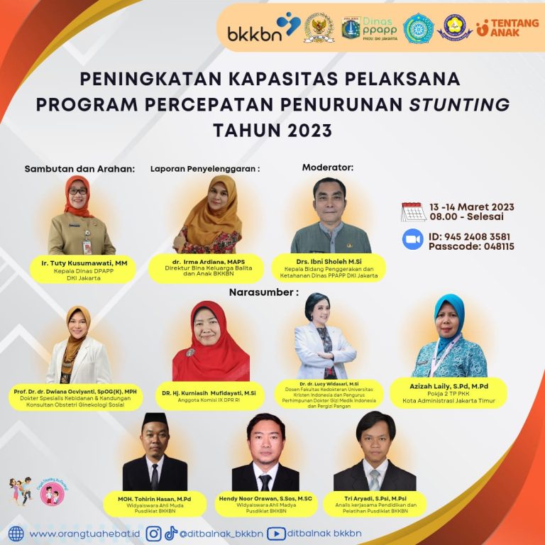 Peningkatan Kapasitas Pelaksana Program Percepatan Penurunan Stunting Tahun 2023