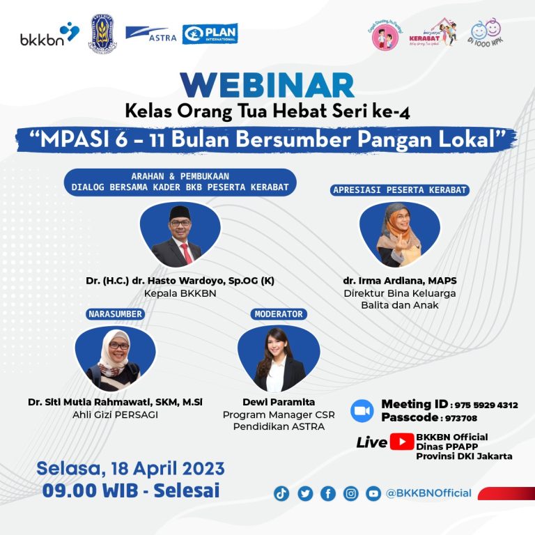 KERABAT Seri 4 “MPASI 6 – 11 Bulan Bersumber Pangan Lokal”