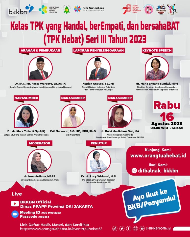 Kelas TPK Hebat Seri 3 Tahun 2023