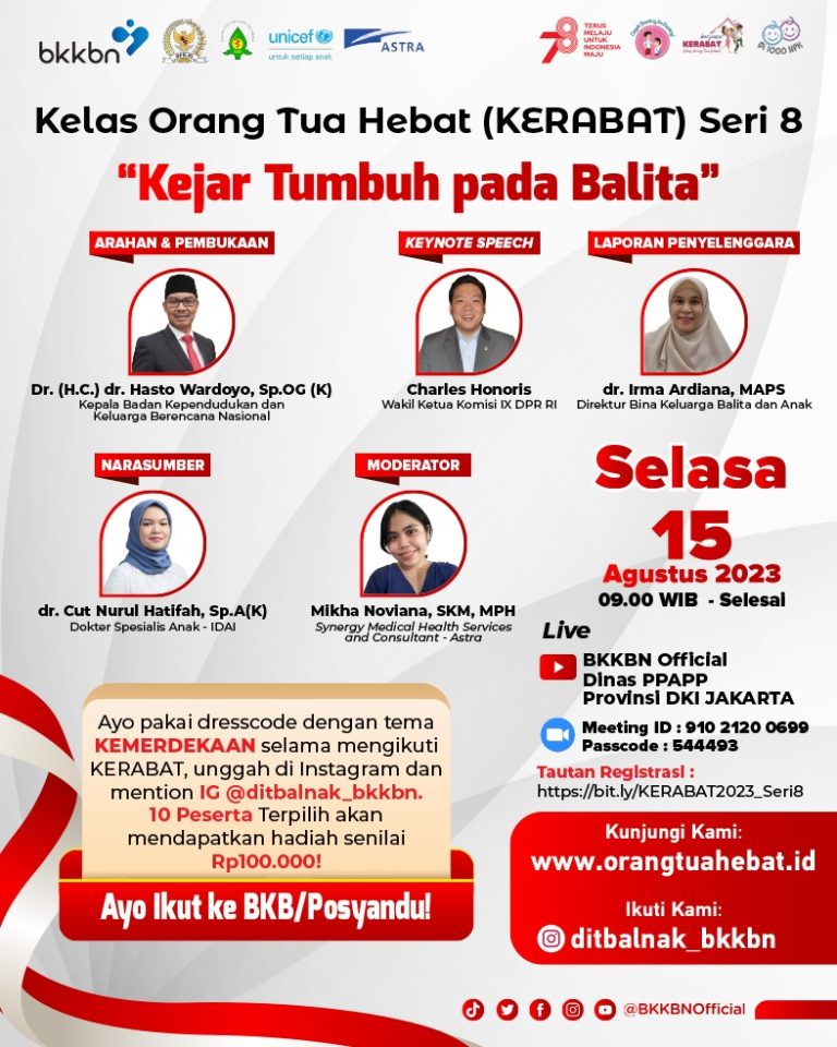 KERABAT Seri 8 “Kejar Tumbuh pada Balita”