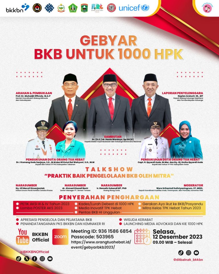 Gebyar Bina Keluarga Balita (BKB) untuk 1000 HPK