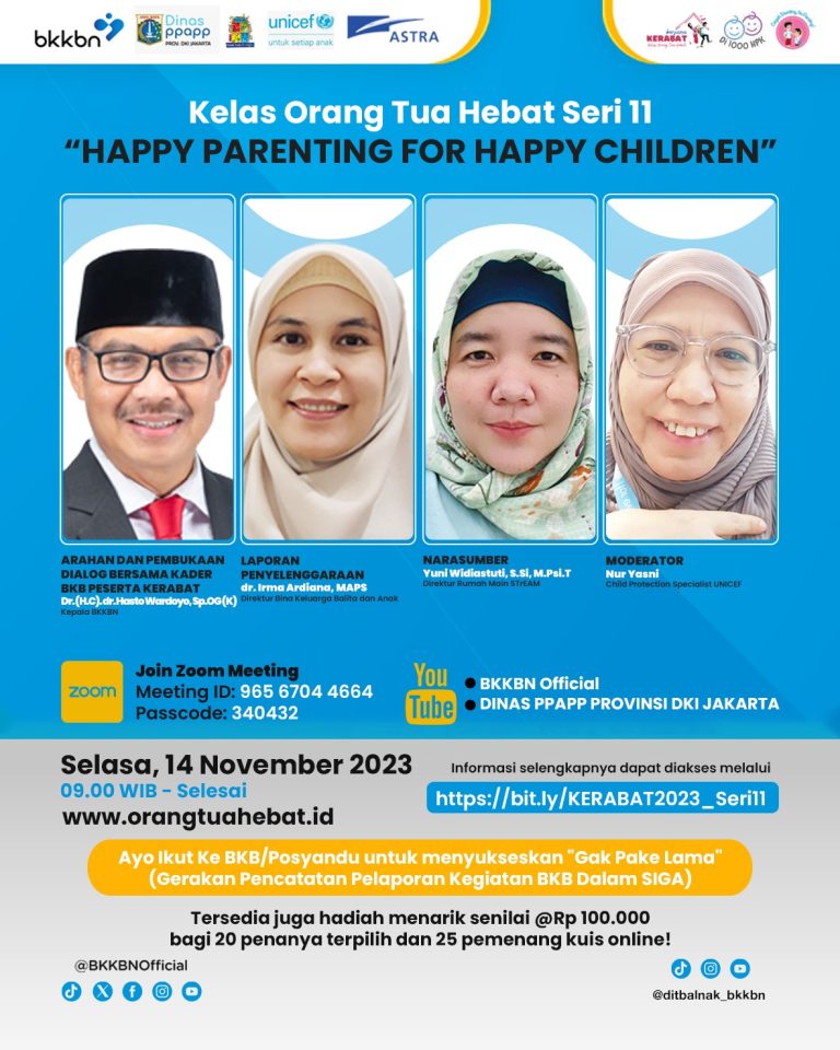 KERABAT Seri 11 “Happy Parenting for Happy Children”