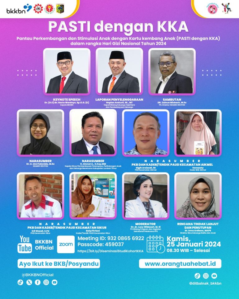 Pantau Perkembangan dan Stimulasi Anak dengan Kartu kembang Anak (“PASTI dengan KKA”)