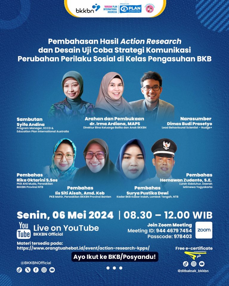 Pembahasan Hasil Action Research dan Desain Uji Coba Strategi Komunikasi Perubahan Perilaku Sosial di Kelas Pengasuhan BKB