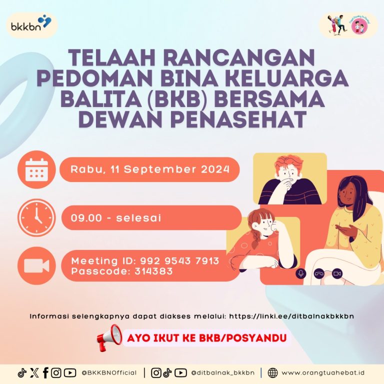 Telaah Rancangan Pedoman Bina Keluarga Balita (BKB) bersama Dewan Penasehat