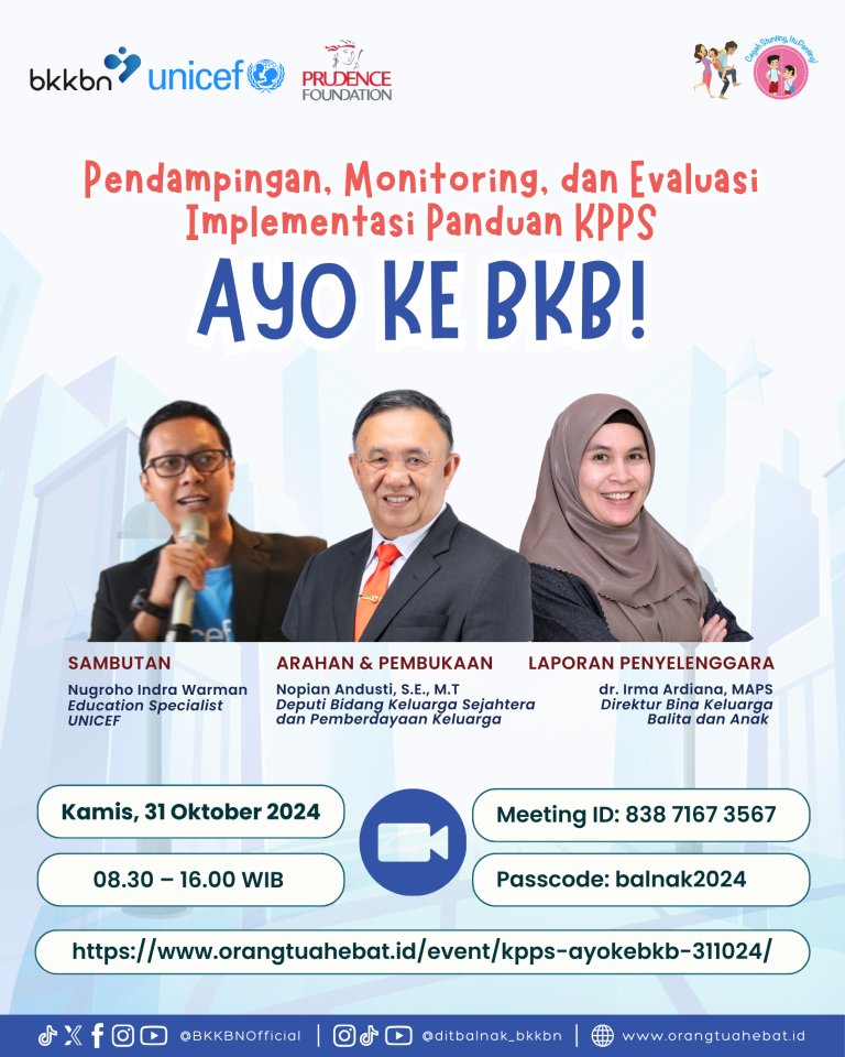 Pendampingan, Monitoring, dan Evaluasi Implementasi Panduan KPPS “Ayo Ke BKB”