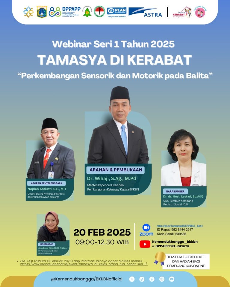 TAMASYA di KERABAT Seri 1 “Perkembangan Sensorik dan Motorik pada Balita”