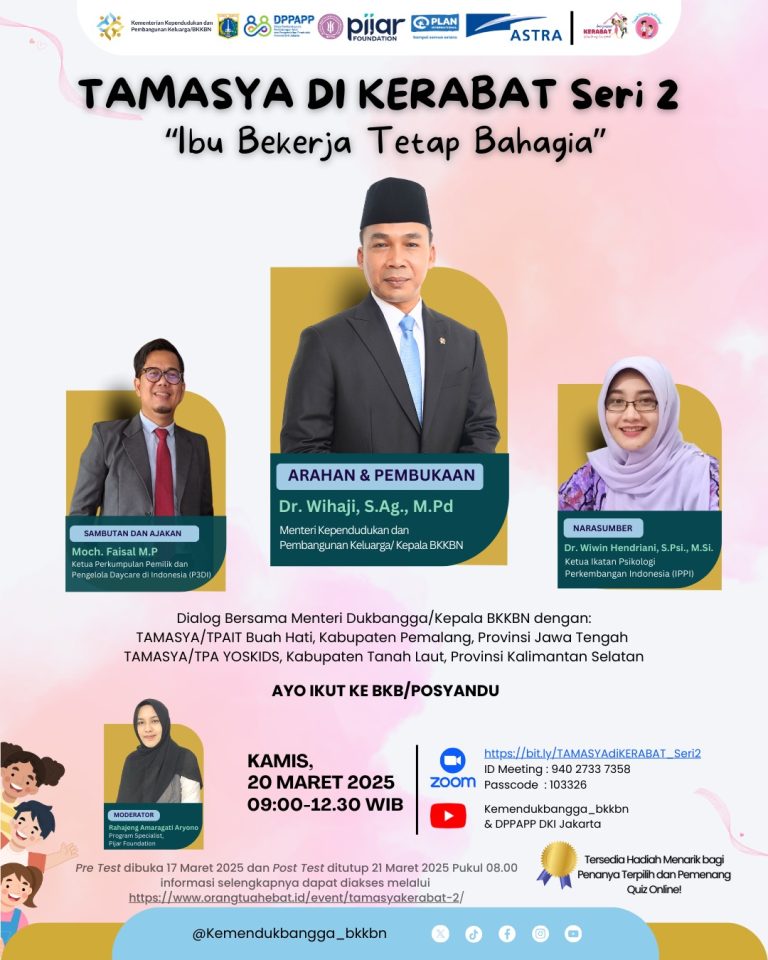 TAMASYA di KERABAT Seri 2 “Ibu Bekerja Tetap Bahagia”