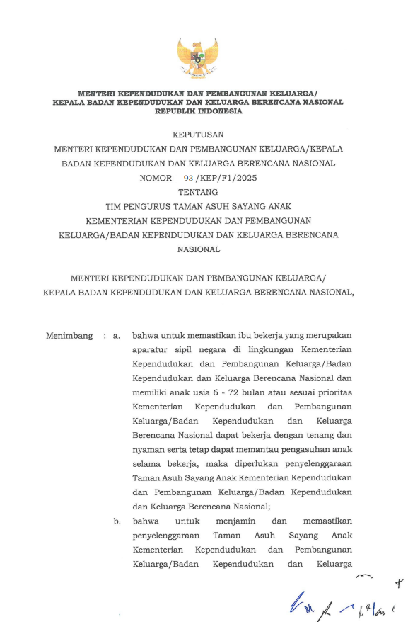 Kepmen Nomor 93 Tahun 2025