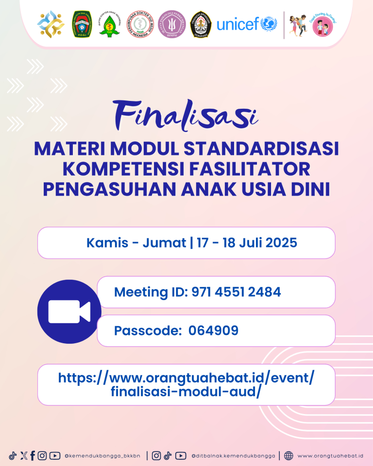 Finalisasi Materi Modul Standardisasi Kompetensi Fasilitator Pengasuhan Anak Usia Dini