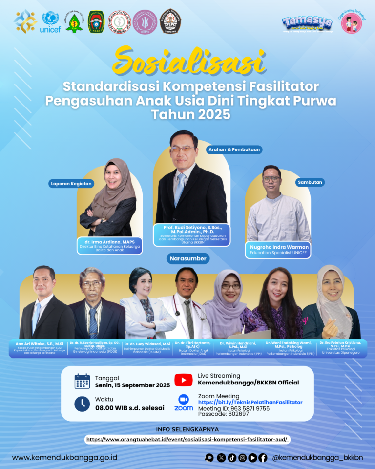 Sosialisasi Standardisasi Kompetensi Fasilitator Pengasuhan Anak Usia Dini Tingkat Purwa Tahun 2025