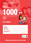 Kalender Pengasuhan 1000 HPK – Edisi Baduta 0 – 12 Bulan (2025)