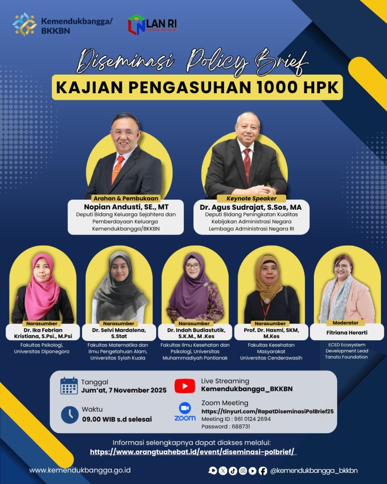 Diseminasi Policy Brief Kajian Pengasuhan 1000 HPK Tahun 2025