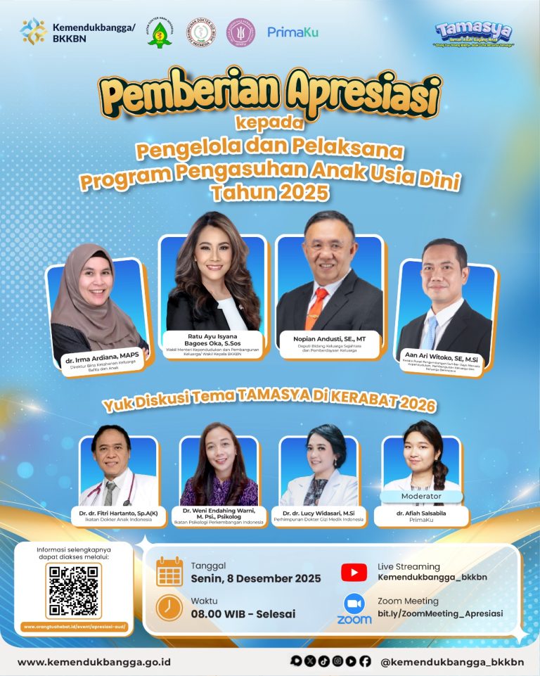 Pemberian Apresiasi Kepada Pengelola dan Pelaksana Program Pengasuhan Anak Usia Dini