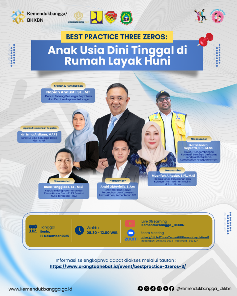 Best Practice Three Zeros: Anak Usia Dini Tinggal di Rumah Layak Huni