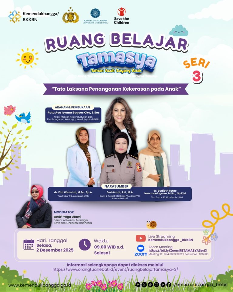 Ruang Belajar Seri 3 “Tata Laksana Penanganan Kekerasan pada Anak”