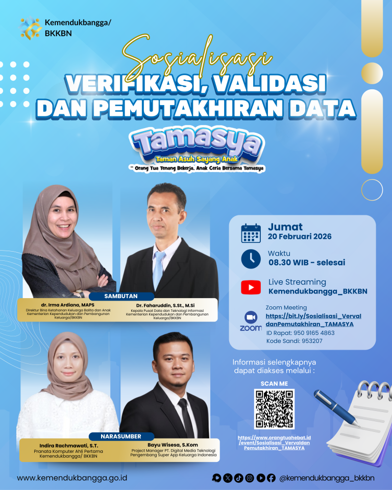 Sosialisasi Verifikasi Validasi dan Pemutakhiran Data Taman Asuh Sayang Anak (TAMASYA)