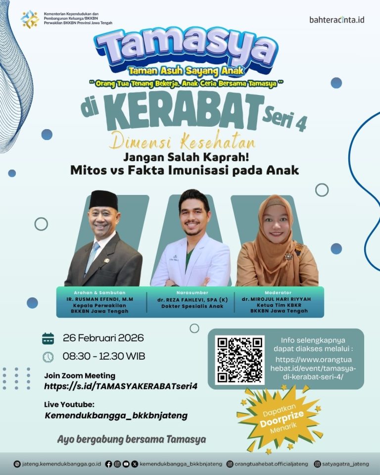 TAMASYA di KERABAT Seri 4 “Dimensi Kesehatan: Jangan Salah Kaprah! Mitos vs Fakta Imunisasi Anak”