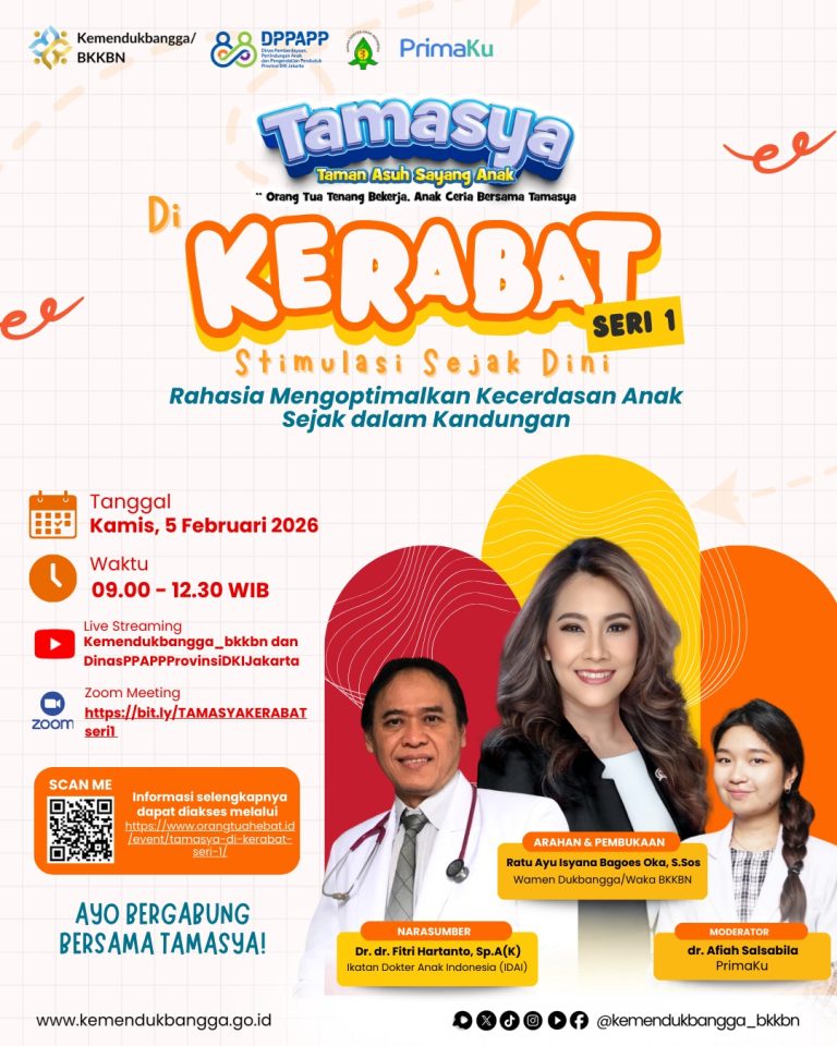 TAMASYA di KERABAT Seri 1 “Stimulasi Sejak Dini: Rahasia Mengoptimalkan Kecerdasan Anak Sejak dalam Kandungan”