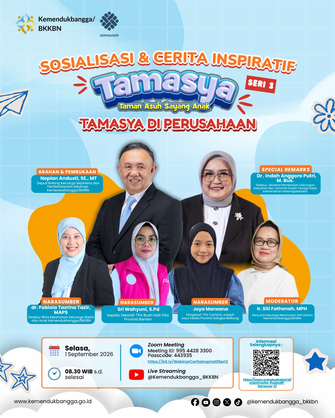 Sosialisasi & Cerita Inspiratif TAMASYA Seri 3 “TAMASYA di Perusahaan”
