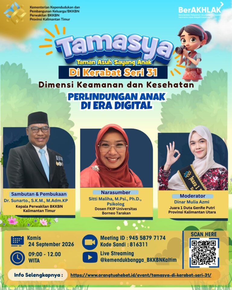 TAMASYA di KERABAT Seri 31 “Dimensi Keamanan dan Kesehatan: Perlindungan Anak di Era Digital”