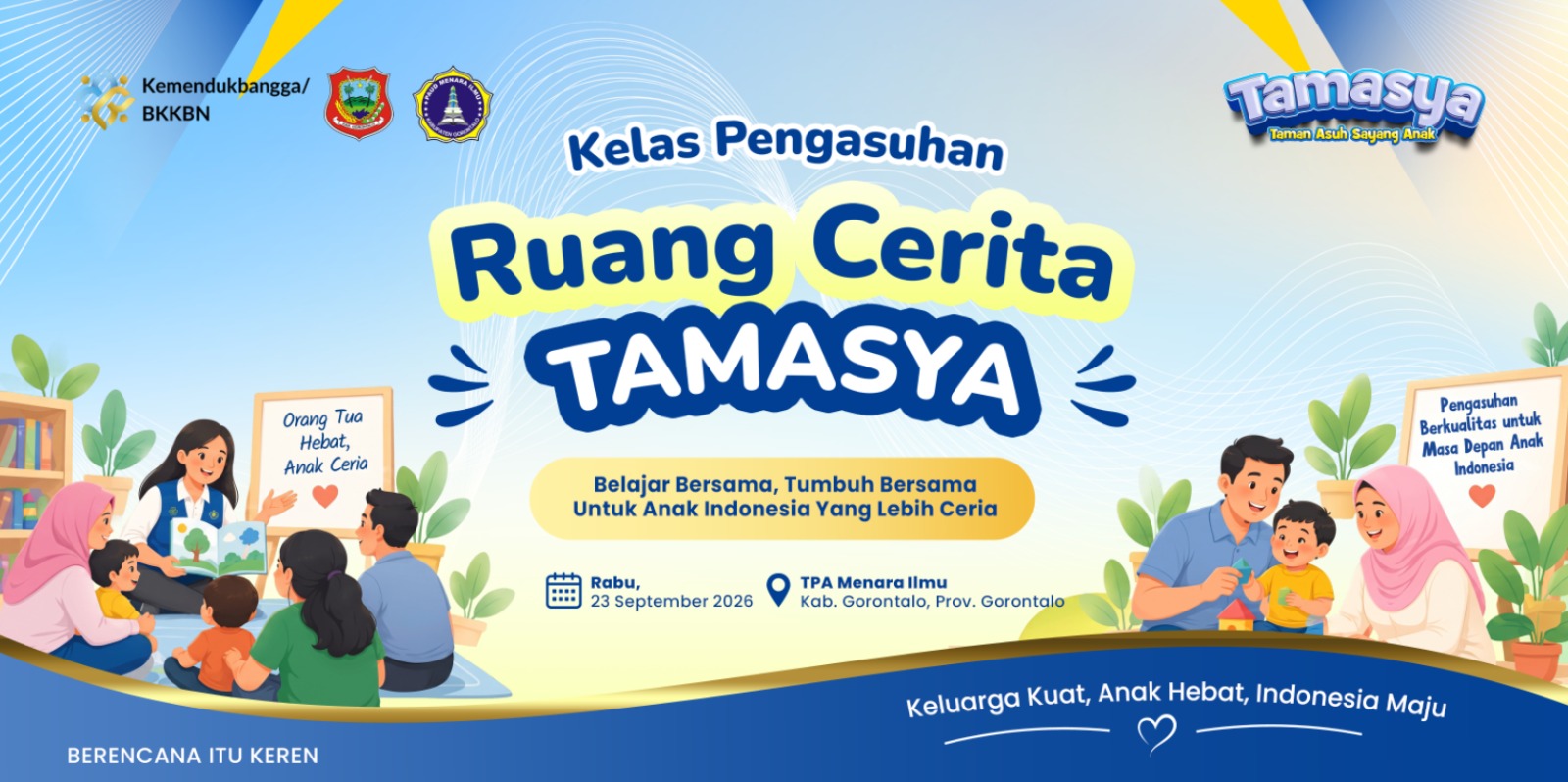 Kelas Pengasuhan “Ruang Cerita TAMASYA” Provinsi Gorontalo